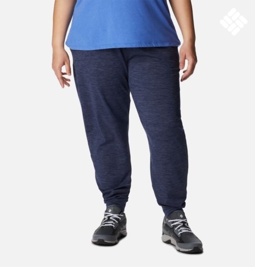 Pantaloni Jogger Columbia Weekend Adventure Dama Bleumarin | Plus Size TY79Q8Z1S